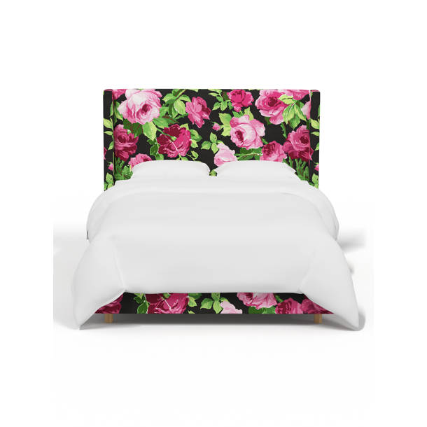 Red from Scalamandre Crafted by Cloth & Company Hudson Platform Bed in